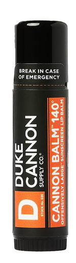 DUKE CANNON SUPPLY CO Duke Cannon CBALM1401 Tactical Lip Protectant Balm, Orange, 0.56 oz