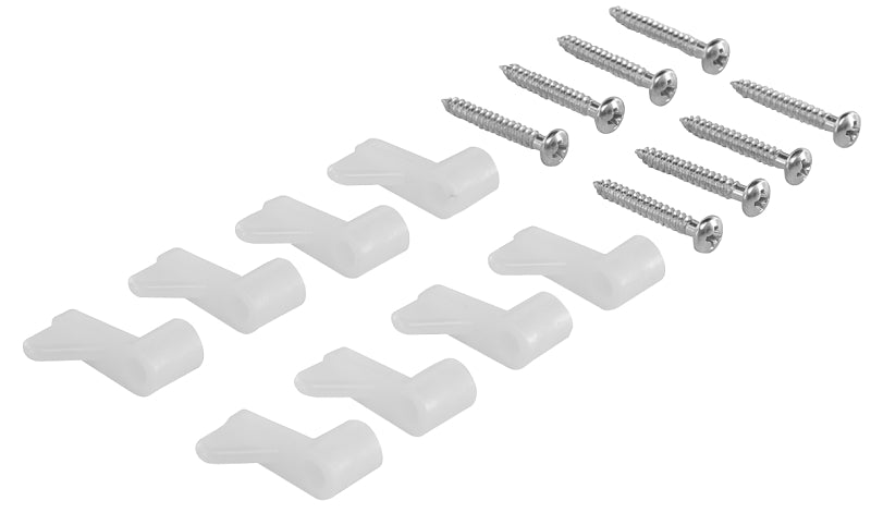 M-D M-D 14169 Frame Clip, White, For: 5/16 in THK Window and Door Frames HARDWARE & FARM SUPPLIES M-D