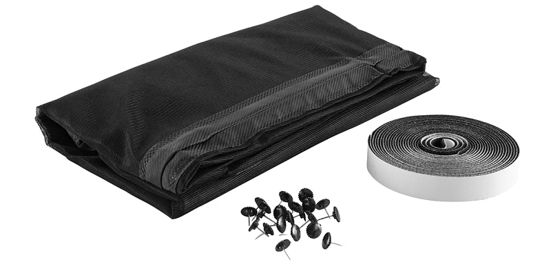 M-D M-D 14179 Screen Door, 38 in W, 83 in H, Full View, Magnetic Screen, Fiberglass, Black HARDWARE & FARM SUPPLIES M-D