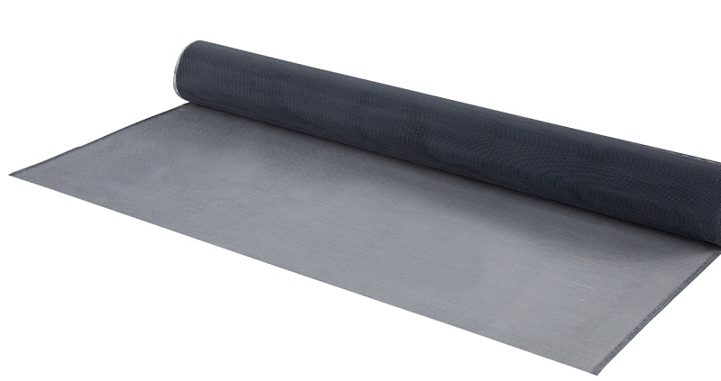 M-D M-D 14115 Screen Mesh, 25 ft L, 4 ft W, Aluminum, Charcoal