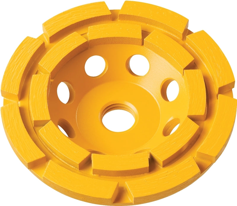 DEWALT DEWALT DW4772 Grinding Wheel, Applicable Materials: Masonry, 4 in Dia, 5/8-11 in Arbor, Diamond Abrasive