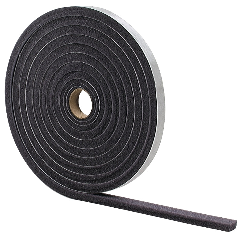 M-D M-D 02097 Tape, 1/2 in W, 17 ft L, 3/8 in Thick, Foam, Gray HARDWARE & FARM SUPPLIES M-D