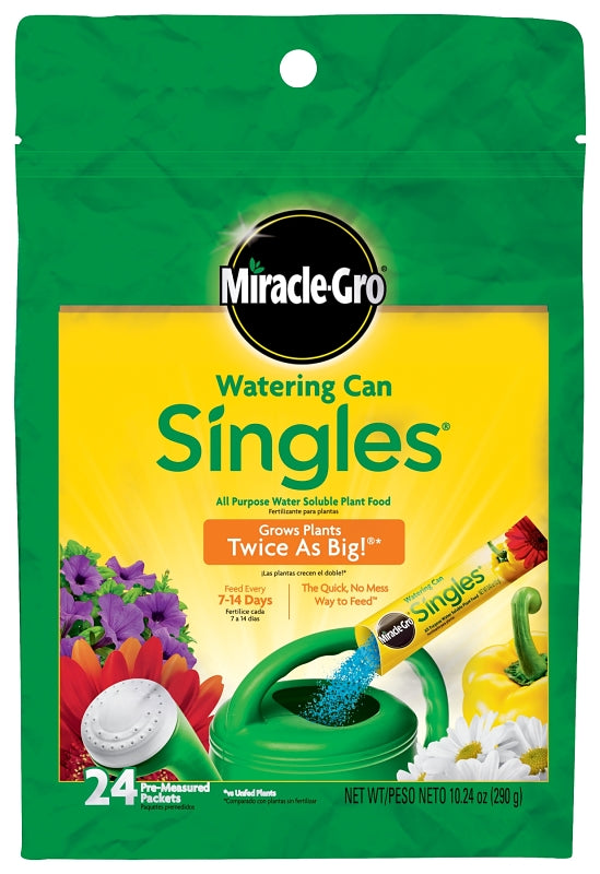 MIRACLE-GRO Miracle-Gro 101430 All-Purpose Water Soluble Plant Food, 10.24 oz Pack, Solid, 24-8-16 N-P-K Ratio