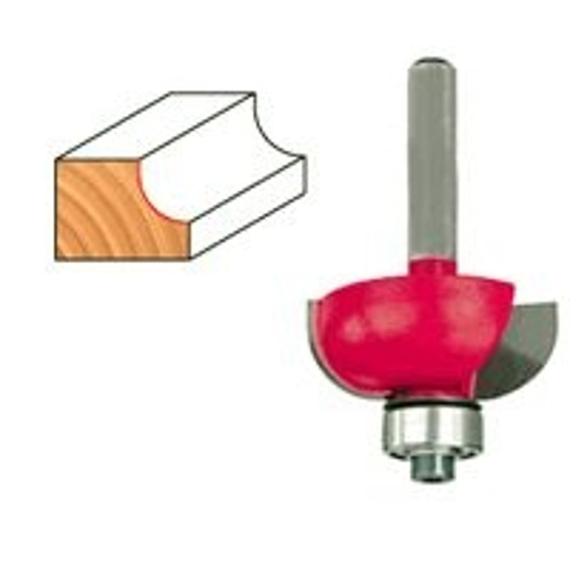 FREUD Freud 30-104 Router Bit, 1-1/4 in Dia Cutter, 2-3/16 in OAL, 1/4 in Dia Shank, 2-Cutter, Carbide