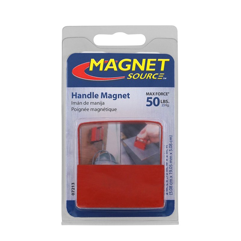 MASTER MAGNETICS Magnet Source 07213 Standard Handle Magnet, 50 lb Pull Force, Steel