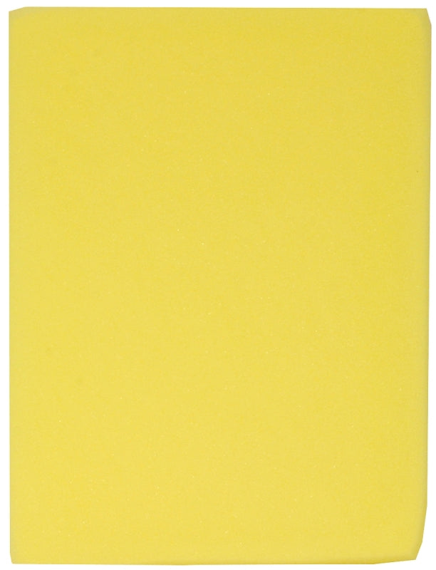 SM ARNOLD SM Arnold 85-435BULK Sponge, 8-1/2 in L, 6-1/2 in W, 2 in Thick, Polyether AUTOMOTIVE SM ARNOLD