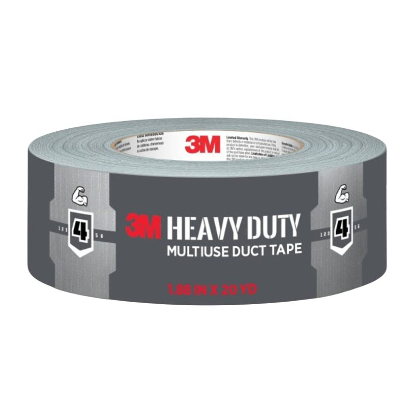 3M Scotch 2120-A Duct Tape, 20 yd L, 1.88 in W, Transparent
