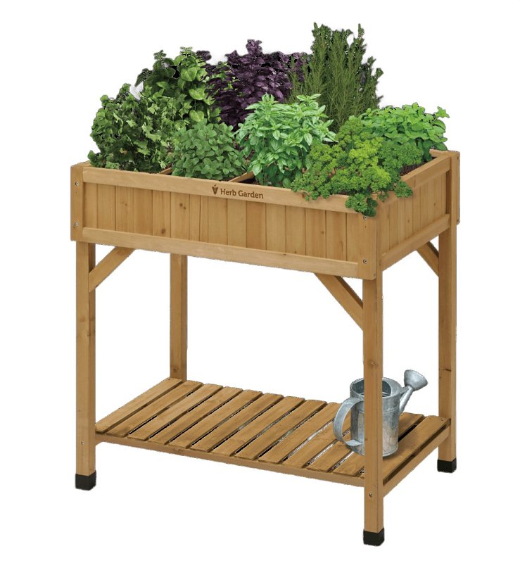 VEGTRUG USA INC VegTrug RHP6002N Herb Garden, 78 cm L, 58 cm W, 80 cm H, Cedar Wood, Natural