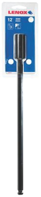 LENOX Lenox 3084712X Hole Saw Extension, 1/2 in Shank, 12 in L, Hex Shank