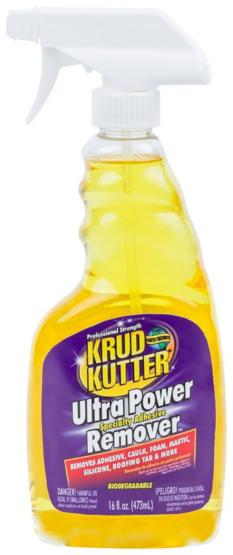 KRUD KUTTER Krud Kutter 302815 Adhesive Remover, Liquid, Citrus, Orange, 16 oz, Spray Bottle