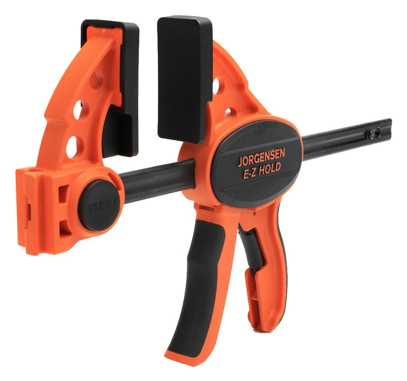 PONY Pony E-Z HOLD Series 33406 Medium-Duty Expandable Bar Clamp, 300 lb, 6 in Max Opening Size, 3-3/8 in D Throat