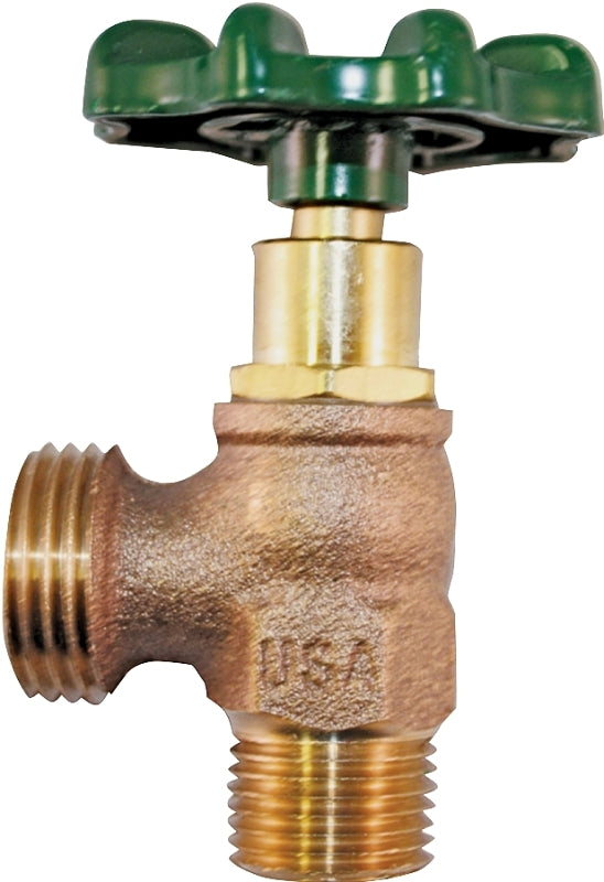 ARROWHEAD Arrowhead Brass 223LF Boiler Drain, 3/4 x 3/4 in Connection, MIP x Hose Thread, 125 psi Pressure, 8 to 9 gpm PLUMBING, HEATING & VENTILATION ARROWHEAD