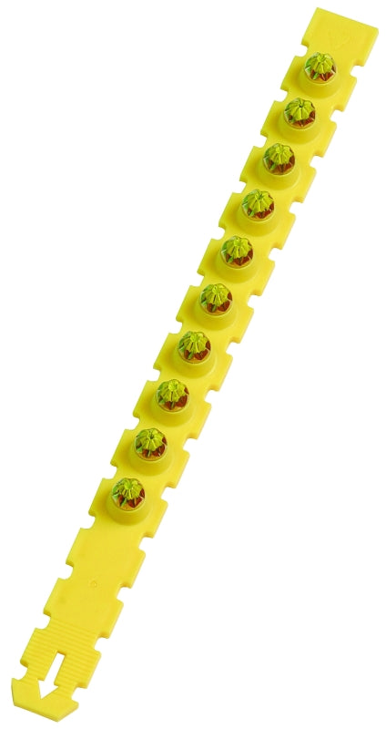 RAMSET Ramset 4RS27 Powder Actuated Load Strip, Power Level: 4, Yellow Code, 10-Load, 0.27 in Dia, 1-1/2 in L