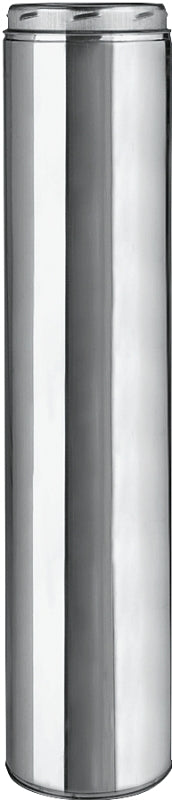 SELKIRK Selkirk 208148 Chimney Pipe, 8 in ID, 10 in OD, 48 in L, Stainless Steel PLUMBING, HEATING & VENTILATION SELKIRK