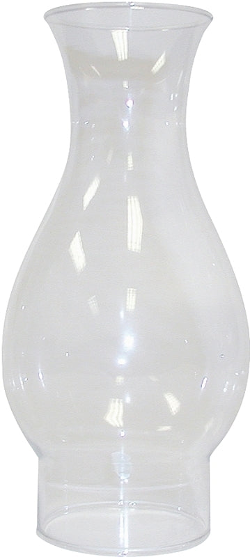 TIKI Tiki 417B Lamp Chimney, Glass, Clear, For: Classic, Ellipse Oil Lamps with 2-5/8 in Base HOUSEWARES TIKI