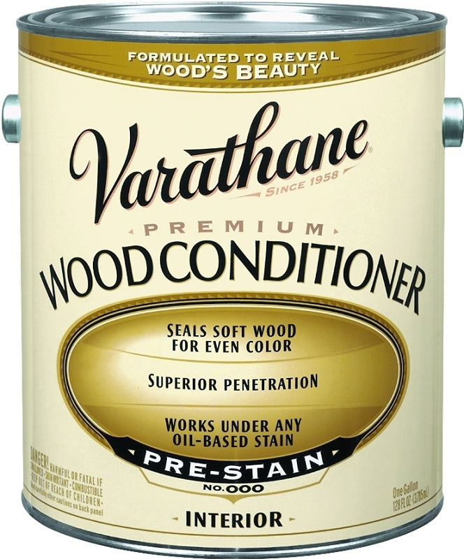 VARATHANE Varathane 211774 Premium Wood Conditioner, Clear, Liquid, 1 gal, Can PAINT VARATHANE
