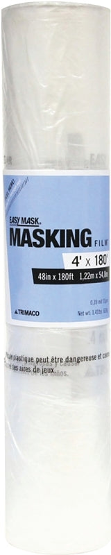 TRIMACO Trimaco 64880 Masking Film, 0.4 mil Thick, 180 ft L, 48 in W