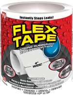 FLEX SEAL Flex Tape TFSWHTR0405 Tape, 5 ft L, 4 in W, Rubber Backing HOUSEWARES FLEX SEAL