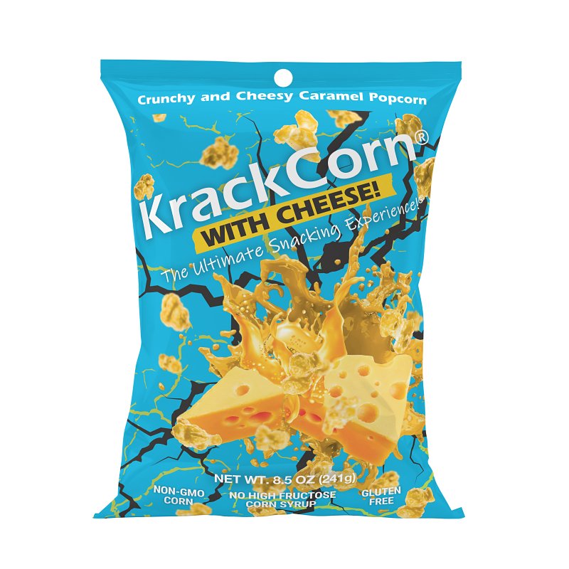 KRACKCORN KrackCorn 38959 Popcorn, Cheese, 8.5 oz Bag HOUSEWARES KRACKCORN