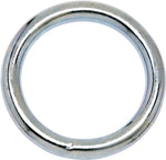 CAMPBELL CHAIN Campbell T7661152 Welded Ring, 200 lb Working Load, 2 in ID Dia Ring, #3 Chain, Steel, Nickel-Plated HARDWARE & FARM SUPPLIES CAMPBELL CHAIN