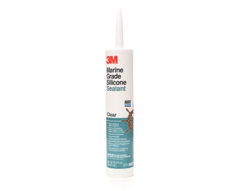 3M 3M 8029 Marine-Grade Sealant, Clear, 304 mL Cartridge