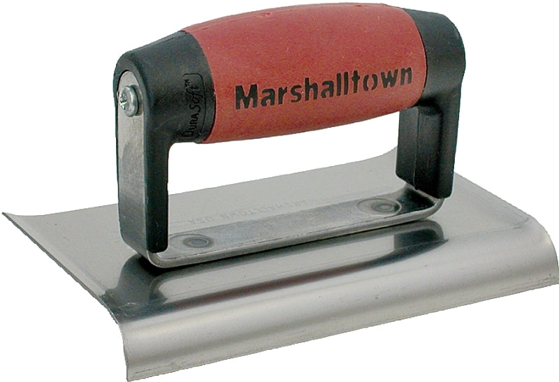 MARSHALLTOWN Marshalltown DuraSoft Series 156D Hand Edger, 6 in L Blade, 4 in W Blade, HCS Blade, 1/2 in Lip, 3/8 in Lip Radius TOOLS MARSHALLTOWN