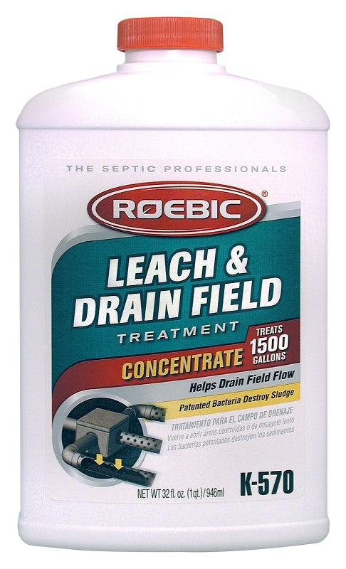 ROEBIC Roebic K-570 Leach and Drain Field Opener, Liquid, Clear, 1 qt