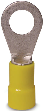 GB Gardner Bender 20-107 Ring Terminal, 600 V, 12 to 10 AWG Wire, 12 to 1/4 in Stud, Vinyl Insulation, Copper Contact