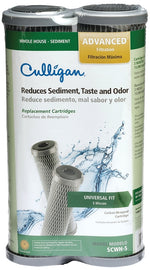 CULLIGAN SALES Culligan SCWH-5 Water Filter Cartridge, 5 um Filter, Carbon Wrapped Cellulose Filter Media