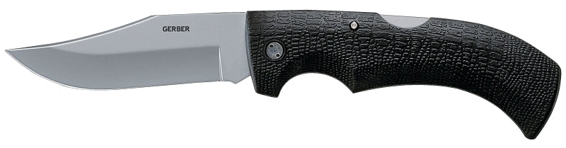 GERBER Gerber 46069 Folding Knife, 3.76 in L Blade, 420HC Stainless Steel Blade, Comfort Grip, Tacky Handle, Black Handle