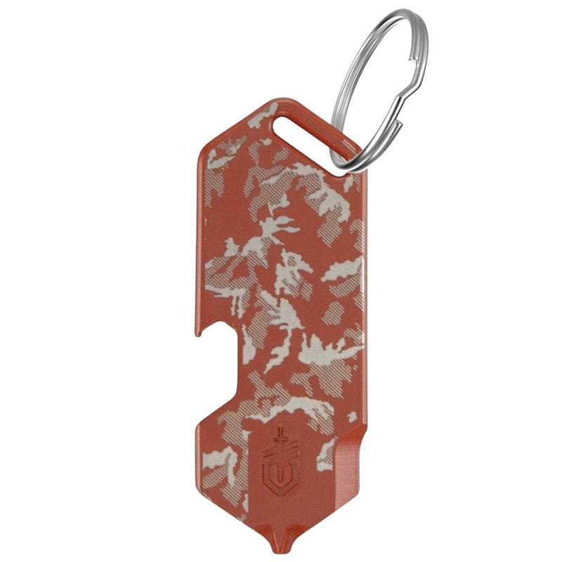 FISKARS Gerber Shard DT Series 1075358 Keychain Mini Multi-Tool, 3-Function, Stainless Steel, Burnt Orange Camo ELECTRICAL FISKARS