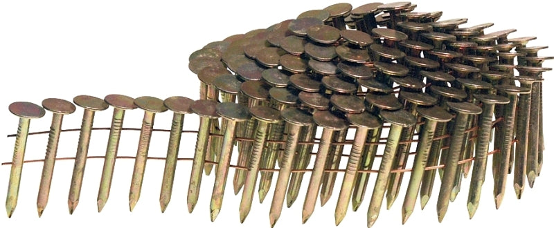 SENCO Senco M003104 Roofing Nail, 1-1/4 in L, Steel, Full Round Head, Smooth Shank