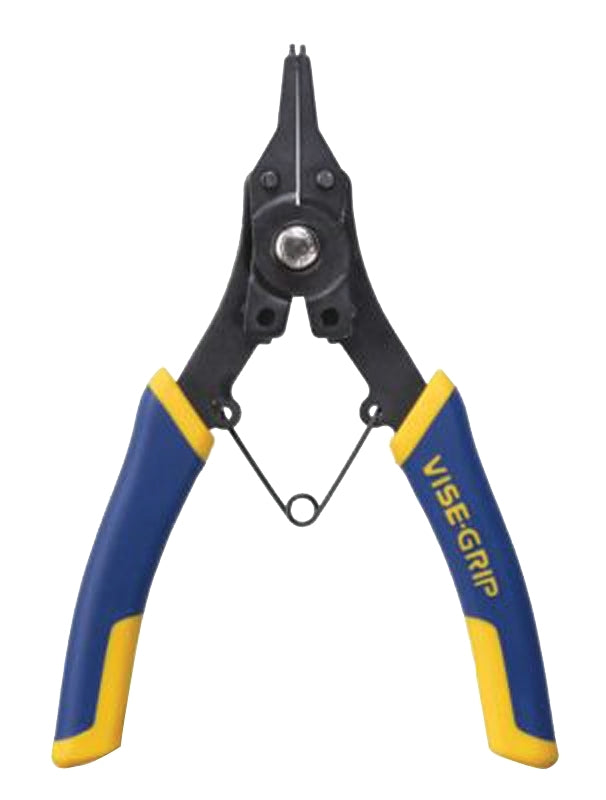 IRWIN Irwin 2078900 Snap Ring Plier, 6-1/2 in OAL, Blue/Yellow Handle, ProTouch Grip Handle