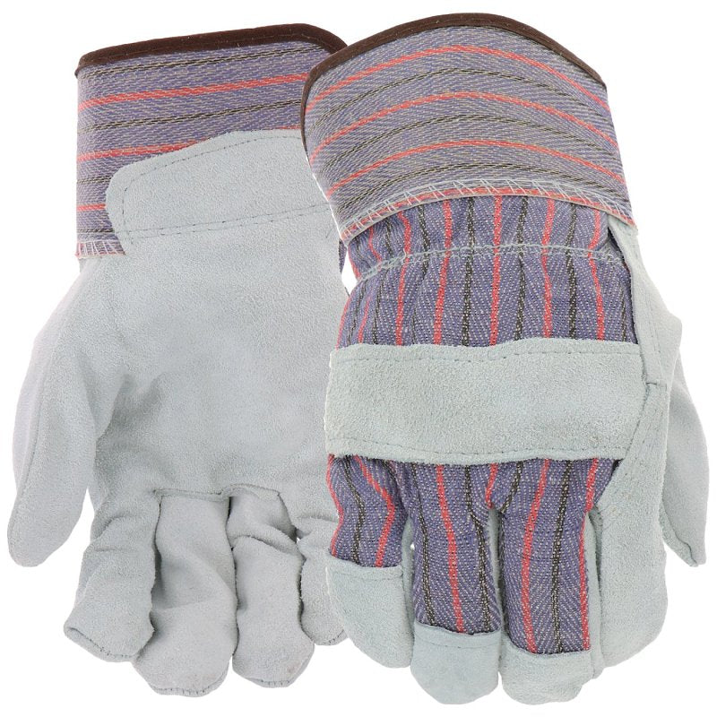 BOSS MFG Boss Guard Series B71172-Y Gloves, Youth, Wing Thumb, Safety, Cotton, Light Gray