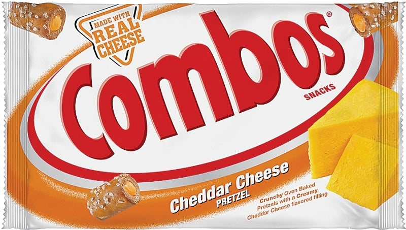 COMBOS� Combos MMM71471 Pretzel, Solid, Cheddar Cheese, 1.8 oz Bag