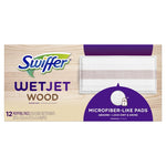 SWIFFER Swiffer WetJet 76562 Wood Mopping Pad Refill, Microfiber