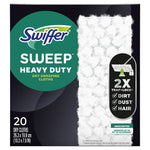 SWIFFER Swiffer 77197 Floor Cleaner Refill, 20 Capacity, Cotton, White