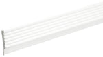 FROST KING Frost King GR7/10 Garage Door Weatherseal, 3 in W, 7 ft L, Vinyl, White