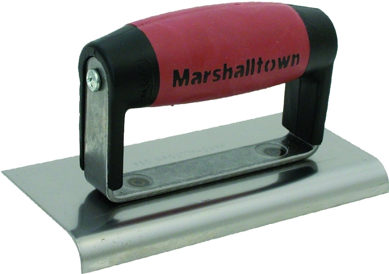MARSHALLTOWN Marshalltown DuraSoft Series 36D Hand Edger, 6 in L Blade, 3 in W Blade, HCS Blade, 1/2 in Lip, 3/8 in Lip Radius