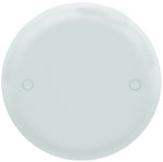 CARLON Carlon CPC4WH Box Cover, 4 in Dia, Round, Lexan, White ELECTRICAL CARLON