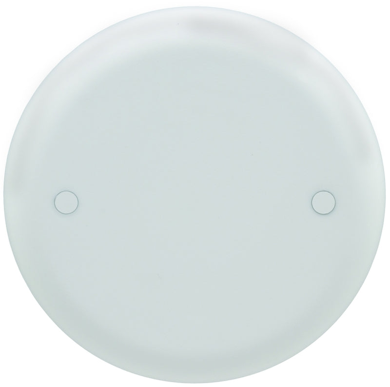 CARLON Carlon CPC4WH Box Cover, 4 in Dia, Round, Lexan, White ELECTRICAL CARLON