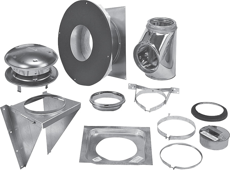SELKIRK Selkirk 208622 Thru-the-Wall Support Kit, Stainless Steel PLUMBING, HEATING & VENTILATION SELKIRK