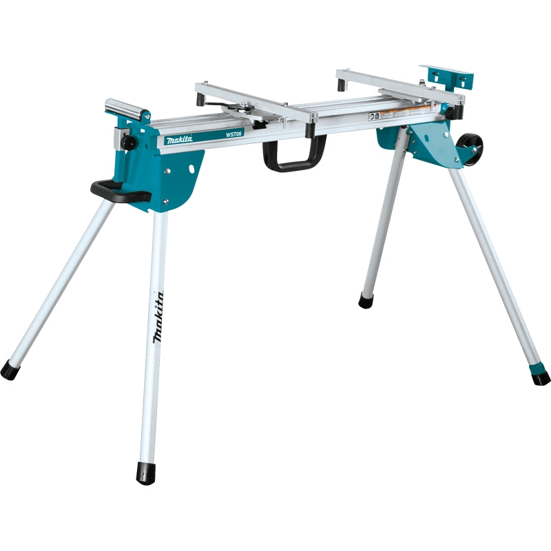 MAKITA Makita WST06 FG Miter Saw Stand, 500 lb, 29-1/2 in W Stand, 45-1/2 in D Stand, 33-1/2 in H Stand, Aluminum, Teal
