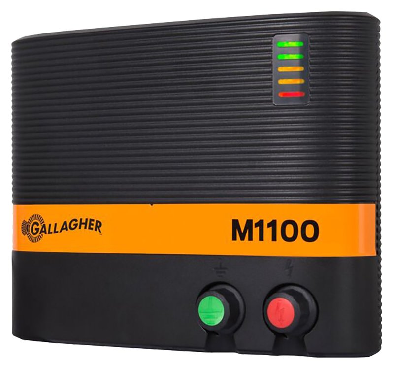 GALLAGHER POWER FENCE, Gallagher G324504 Electric Fence Energizer, 110 V, 280 acre (Typical), 650 acre (Clean) Fence Distance HARDWARE & FARM SUPPLIES GALLAGHER POWER FENCE,