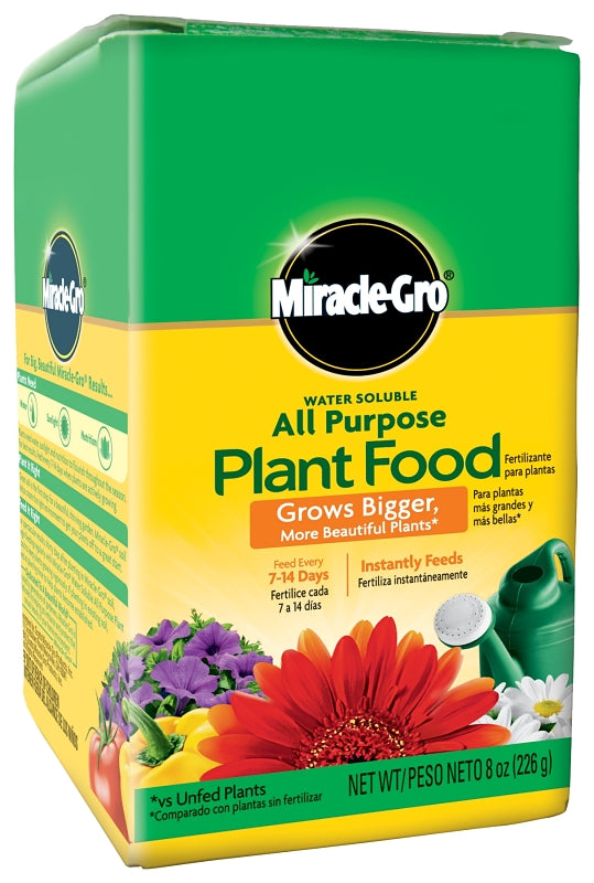 MIRACLE-GRO Miracle-Gro 3000992 Dry Plant Food, 8 oz Box, Solid, 24-8-16 N-P-K Ratio