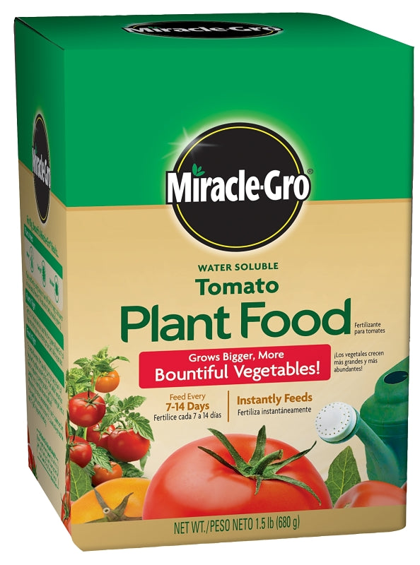 MIRACLE-GRO Miracle-Gro 2000422 Plant Food, 1.5 lb Box, Solid, 18-18-21 N-P-K Ratio