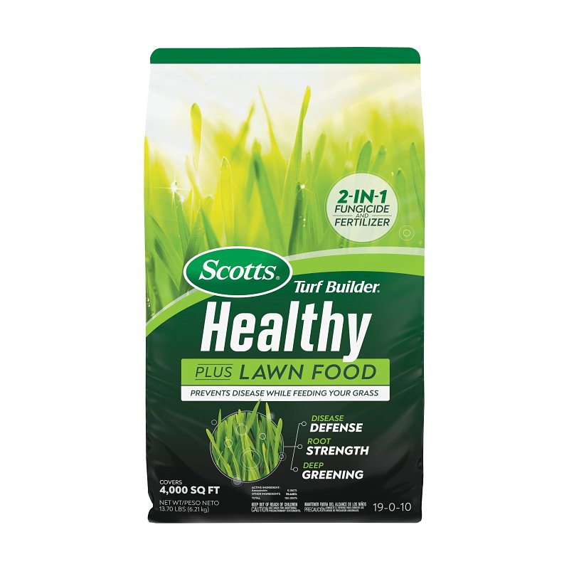 TURF BUILDER Scotts Turf Builder 26031 Healthy Plus Lawn Food, Granular Solid, 19-0-10 N-P-K Ratio
