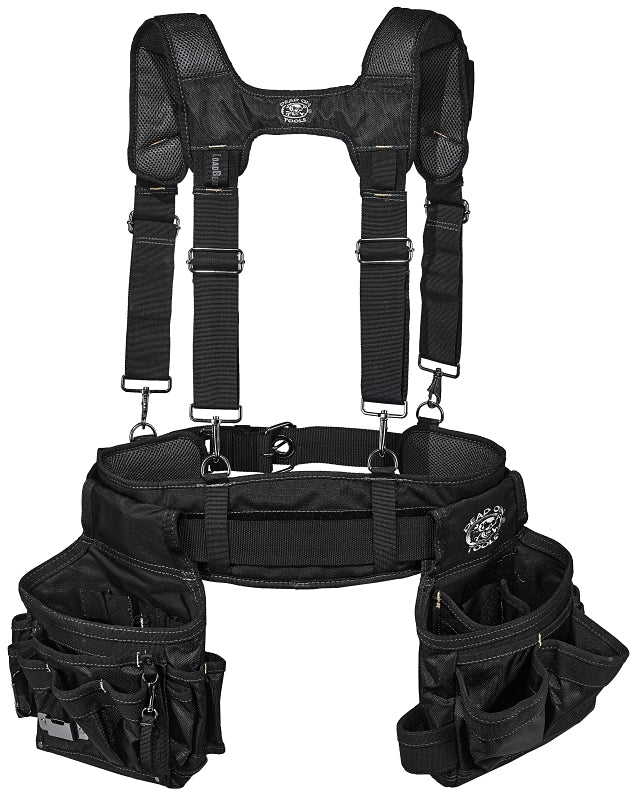 DEAD ON Dead On HDP411014 Electrician's Suspension Rig, 52 in Waist, Poly Fabric, 14-Pocket TOOLS DEAD ON