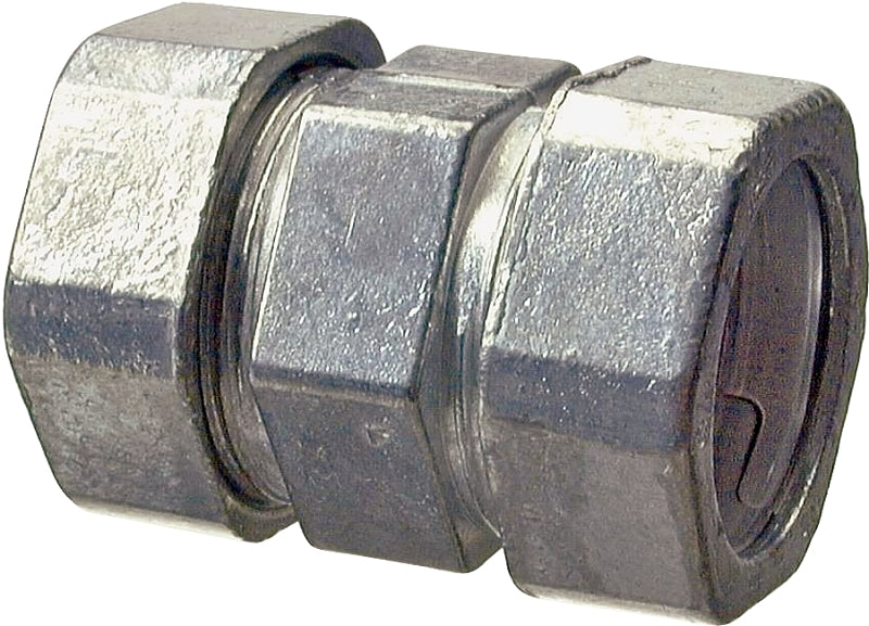 HALEX Halex 20222 Coupling, 3/4 in Compression, Zinc, 5/BAG ELECTRICAL HALEX