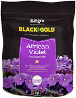 SUN GRO sun gro BLACK GOLD 1410502 8 QT P African Violet Potting Mix, Granular, Brown/Earthy, 240 Bag